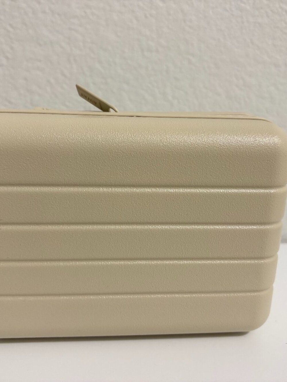 Away Luggage The Mini Crossbody Hardshell Bag Sand Beige Tan NWOT